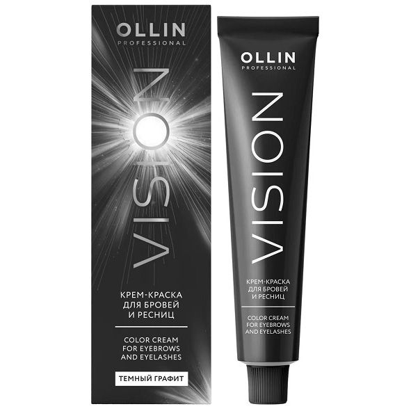 VISION eyelash and eyebrow cream (Dark graphite) OLLIN 20 ml